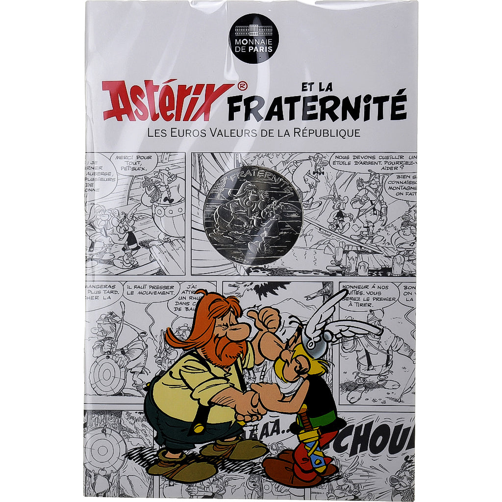 France, 10 Euro, Astérix Fraternité (Astérix chez les Helvètes), 2015, MDP