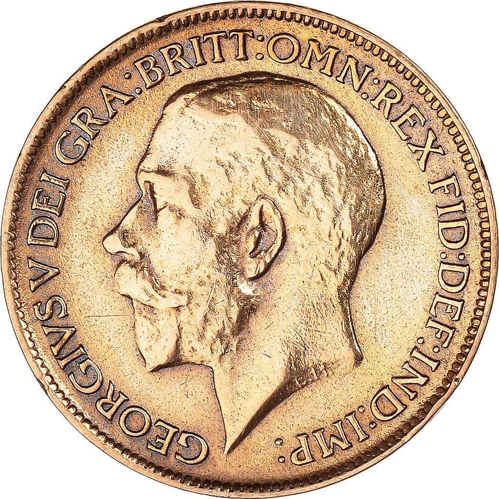 Monnaie, Grande-Bretagne, Farthing, 1911