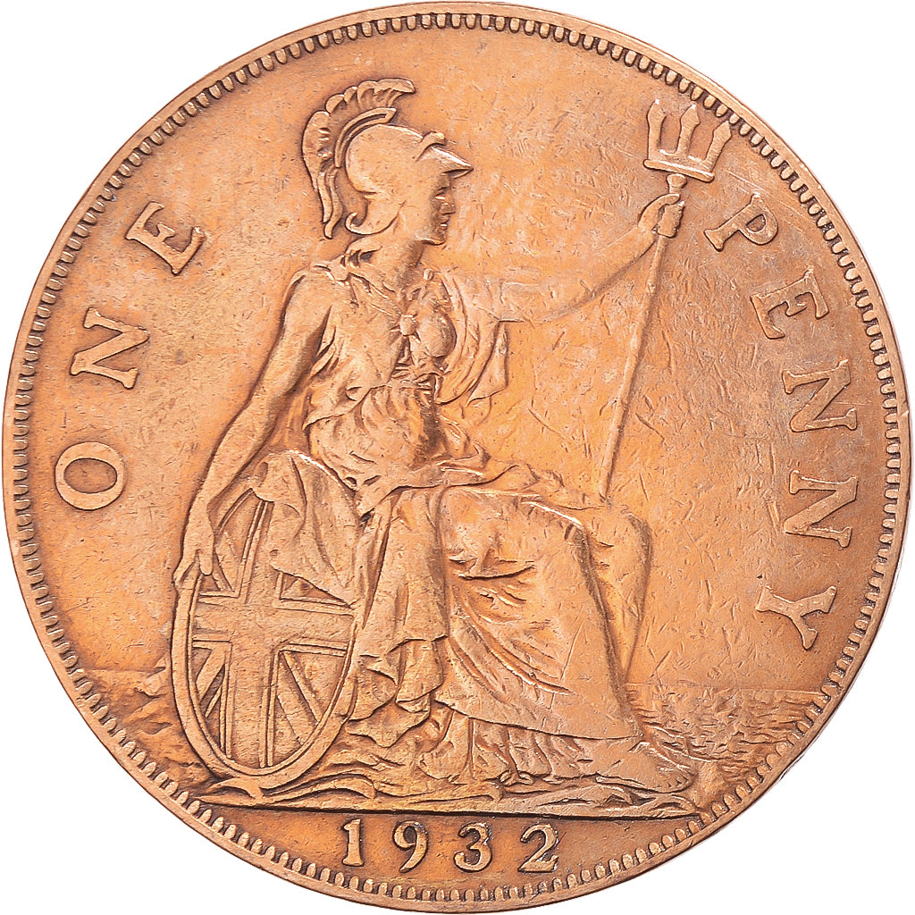 Coin, Great Britain, Penny, 1932