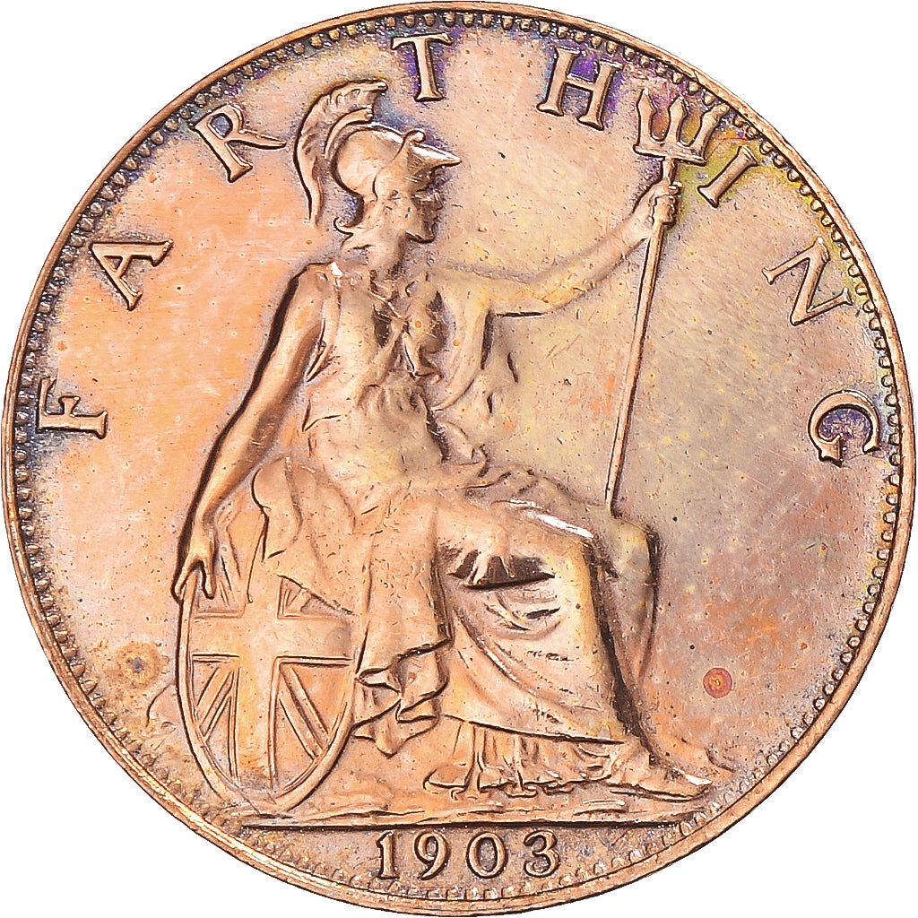 Munten, Groot Bretagne, Farthing, 1903