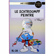 Frankreich, 10 Euro, Le Schtroumpf Peintre (15/20), Colorized, 2020, MDP