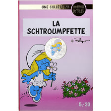 France, 10 Euro, La Schtroumpfette (5/20), Colorized, 2020, MDP, Silver, MS(63)