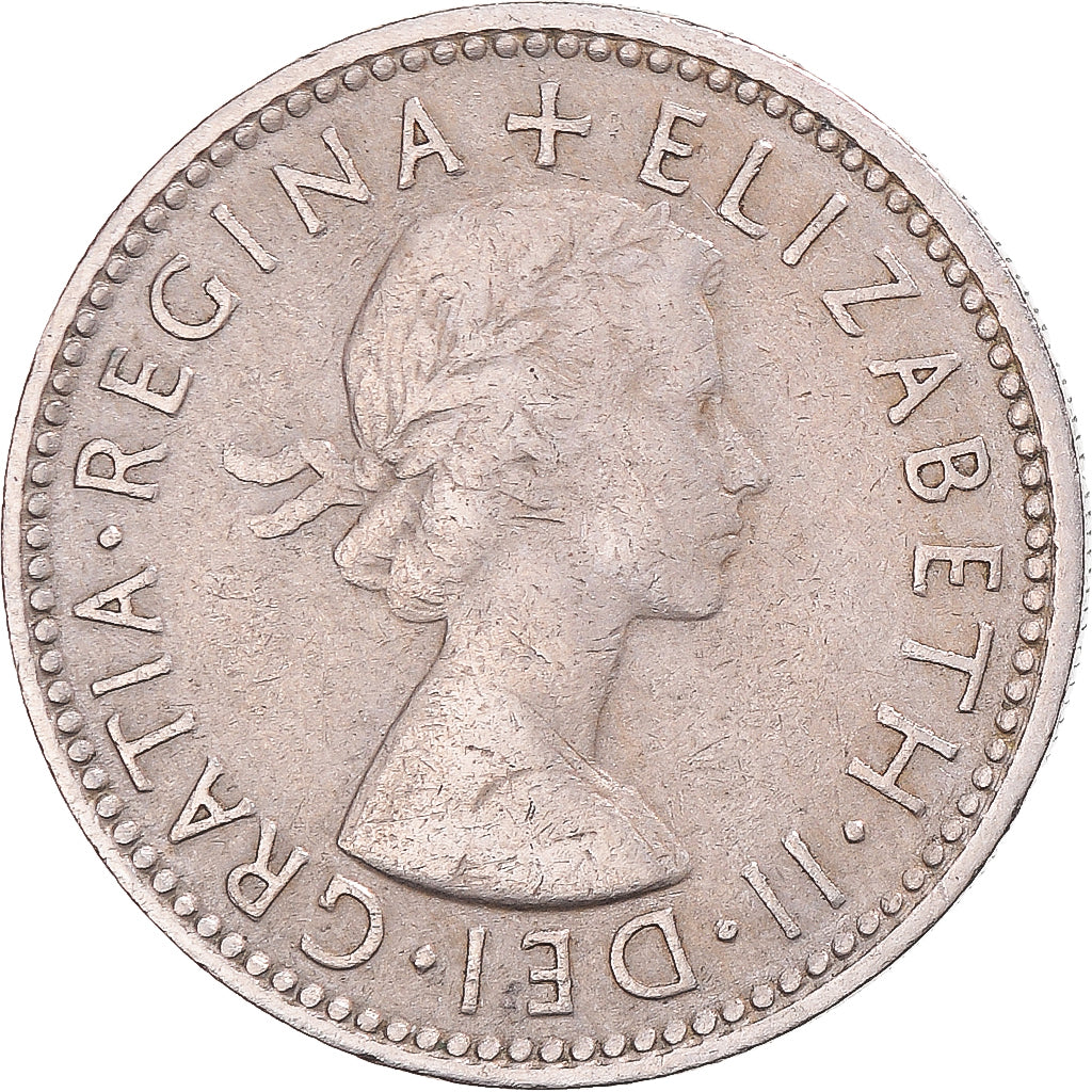 Münze, Großbritannien, Shilling, 1965
