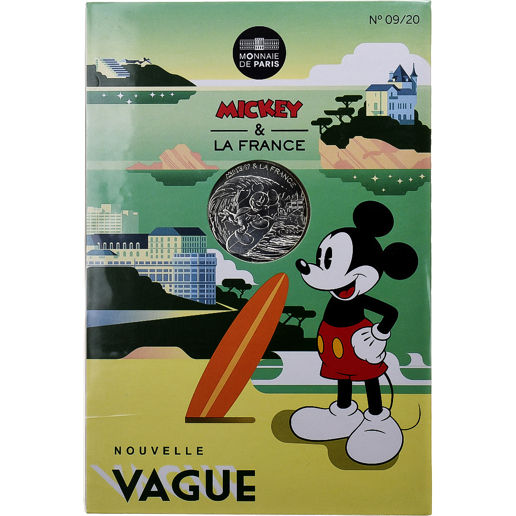 Frankreich, 10 Euro, Mickey Nouvelle vague, 2018, MDP, Silber, STGL