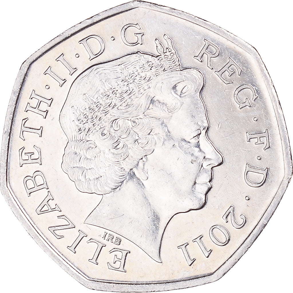 Coin, Great Britain, 50 Pence, 2011