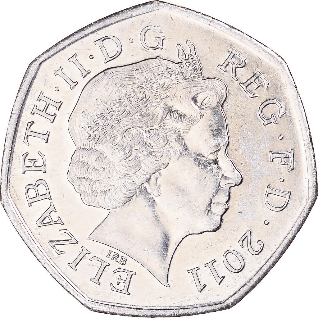 Monnaie, Grande-Bretagne, 50 Pence, 2011