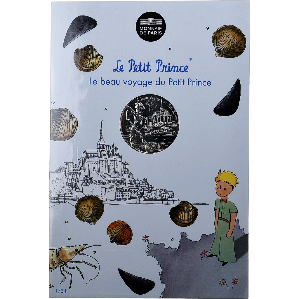 Frankreich, 10 Euro, Le Petit Prince (pêche au Mont Saint-Michel), 2016, MDP