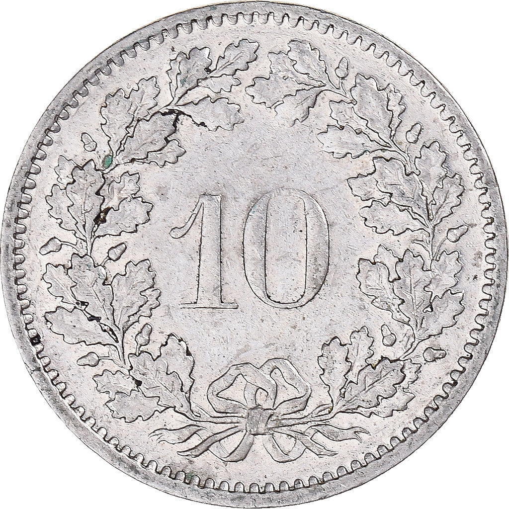 Moneta, Svizzera, 10 Rappen, 1972