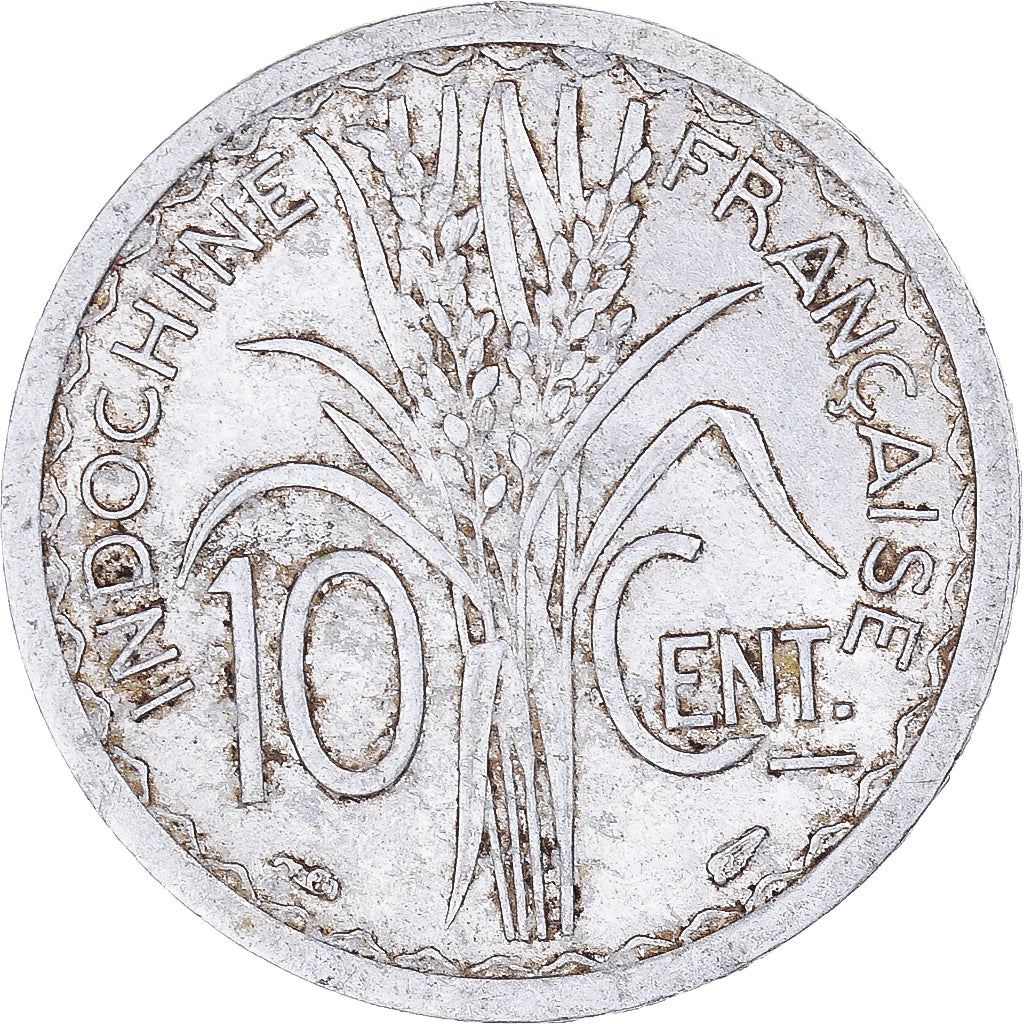 Moneta, INDOCINA FRANCESE, 10 Cents, 1945