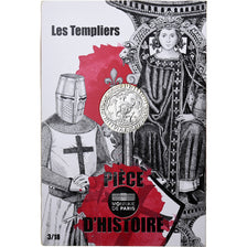 France, 10 Euro, Pièce d'Histoire - Les Templiers, 2019, MDP, Silver, MS(65-70)