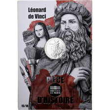 France, 10 Euro, Pièce d'Histoire - Léonard de Vinci, 2019, MDP, Silver