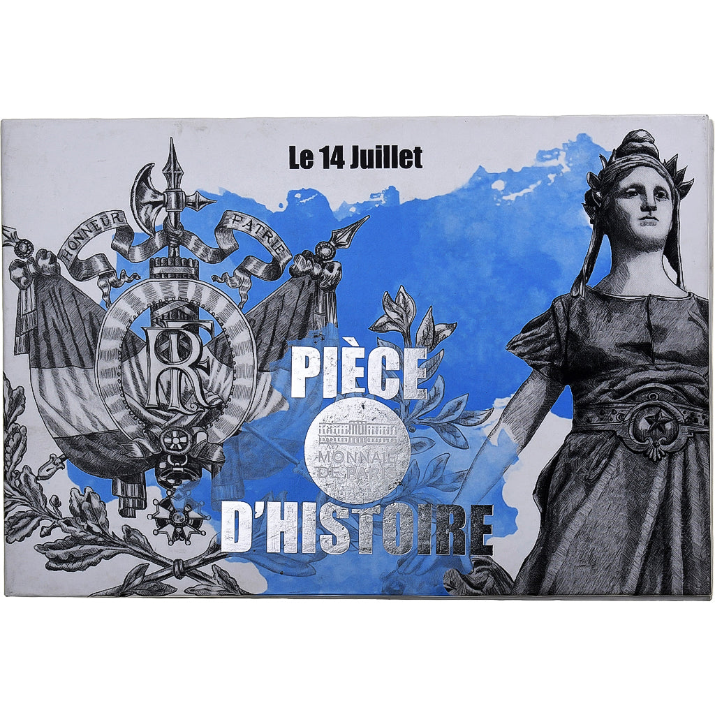 Francia, 50 Euro, Pièce d'Histoire - Le 14 Juillet, 2019, MDP, Argento, SPL