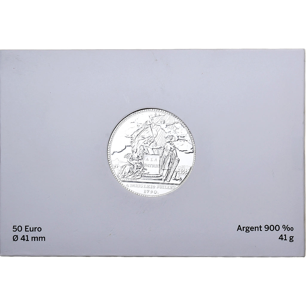 Francia, 50 Euro, Pièce d'Histoire - Le 14 Juillet, 2019, MDP, Argento, SPL