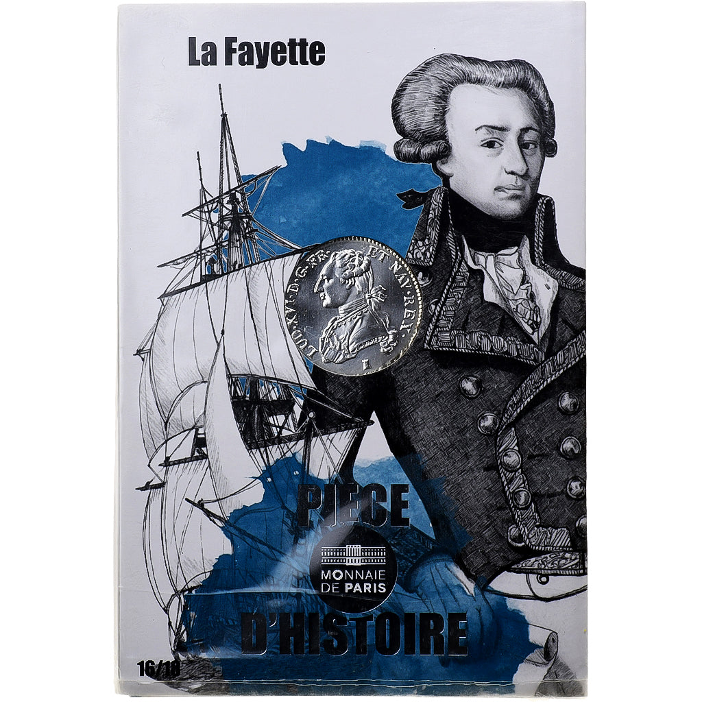 France, 10 Euro, Pièce d'Histoire - La Fayette, 2019, MDP, Silver, MS(65-70)