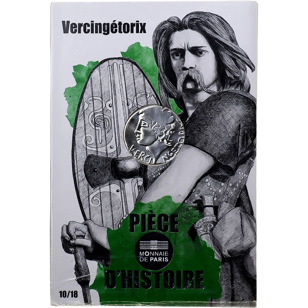 France, 10 Euro, Pièce d'Histoire - Vercingétorix, 2019, MDP, Silver