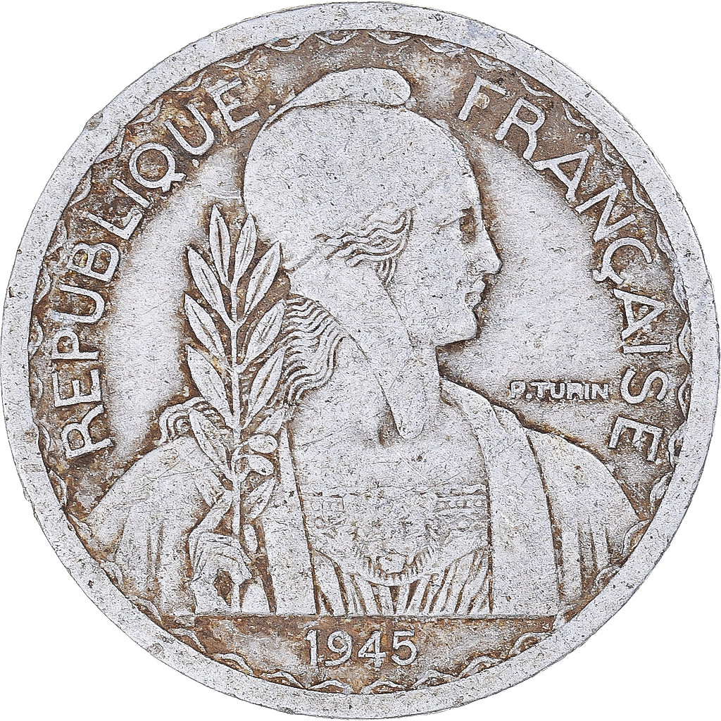 Coin, FRENCH INDO-CHINA, 20 Cents, 1945