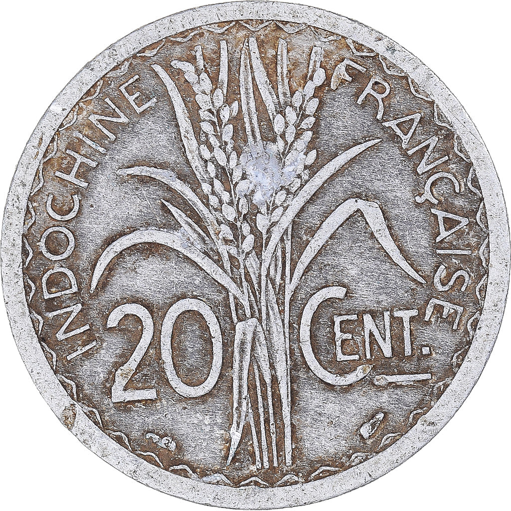 Coin, FRENCH INDO-CHINA, 20 Cents, 1945