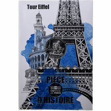 Francja, 10 Euro, Pièce d'Histoire - Tour Eiffel, 2019, MDP, Srebro, MS(65-70)