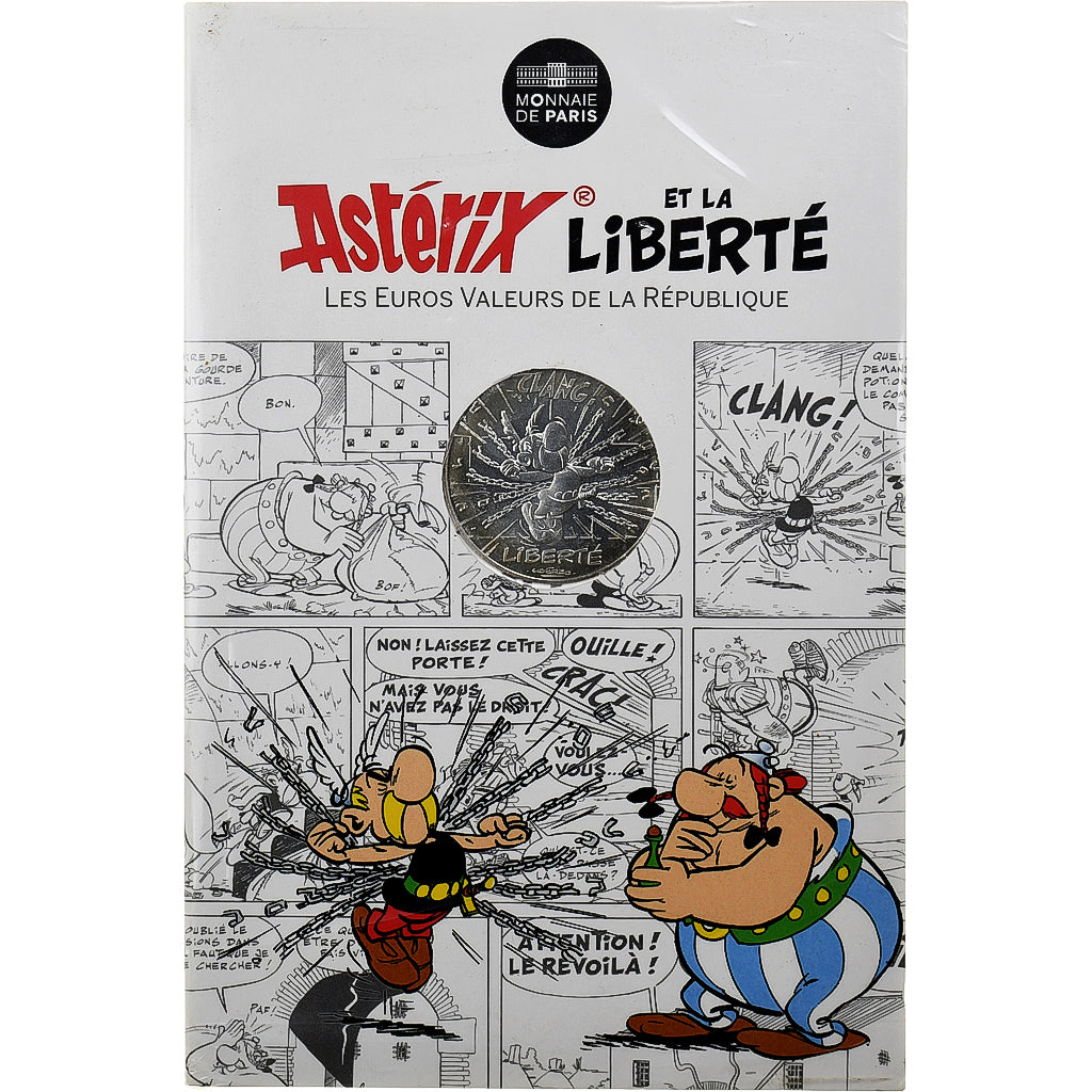 France, 10 Euro, Liberté Le Tour de Gaule d'Astérix - chaînes, 2015, MDP