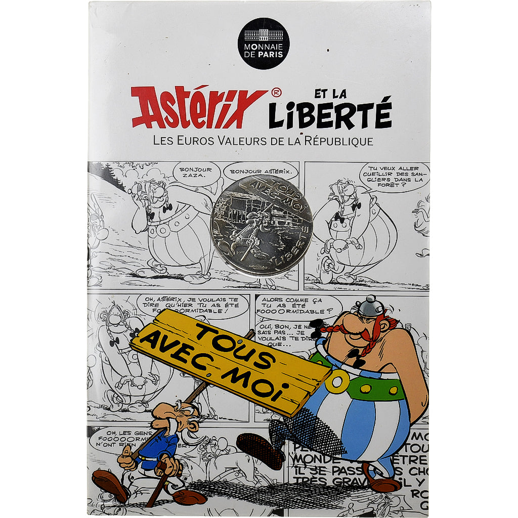France, 10 Euro, Asterix Liberté Le cadeau de César - Agecanonix, 2015, MDP