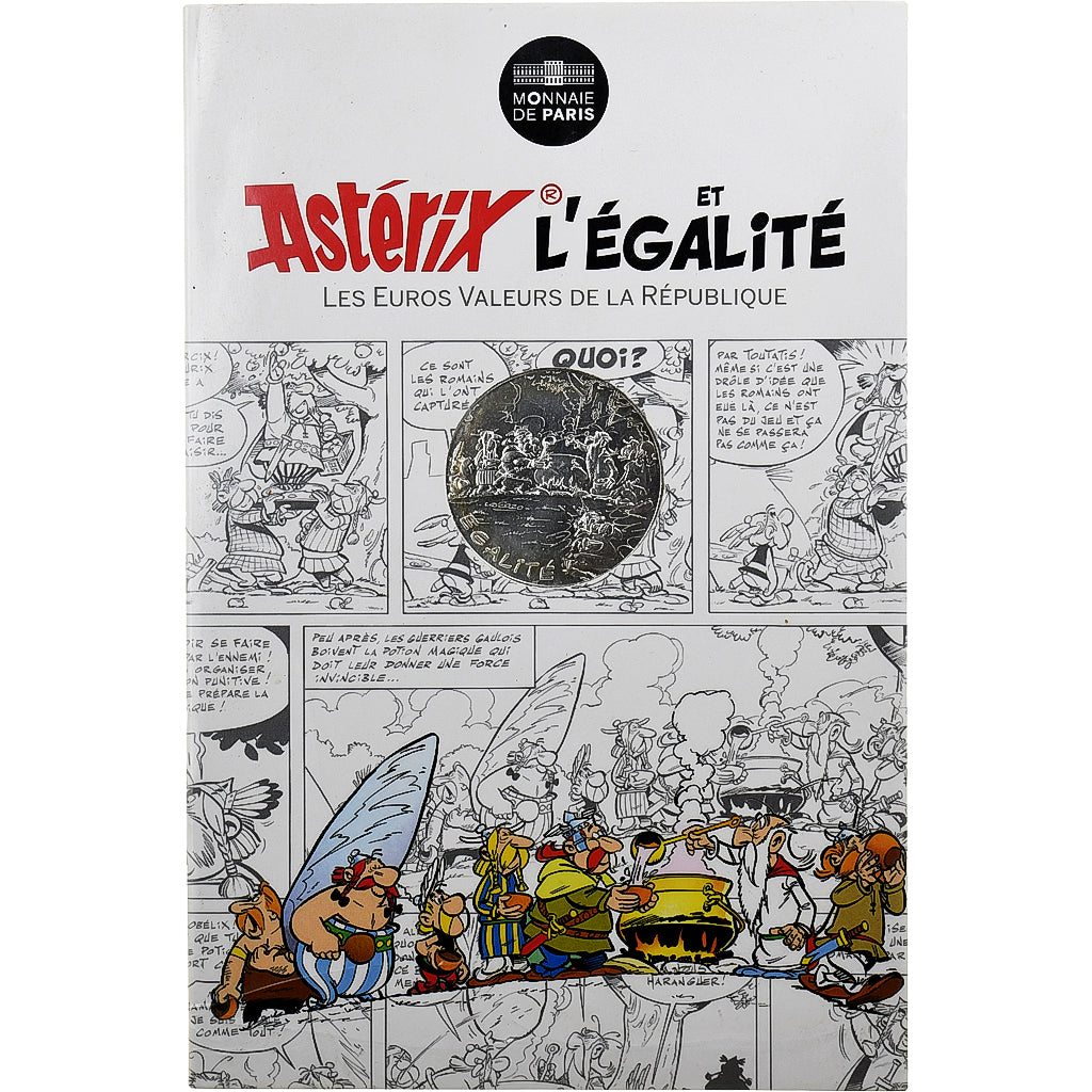 Frankrijk, 10 Euro, Astérix égalité (Astérix gladiateur), 2015, MDP, Zilver