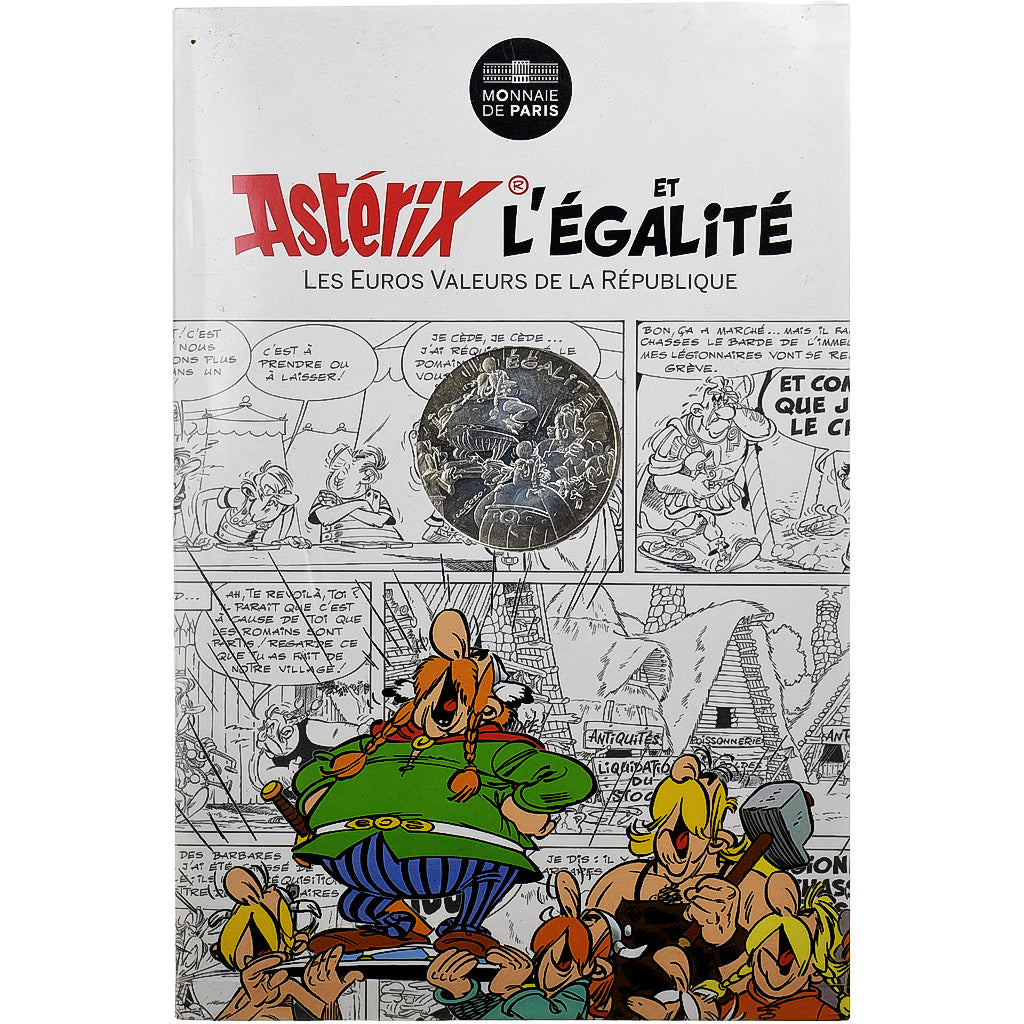 France, 10 Euro, Astérix Égalité (Le Domaine des dieux), 2015, MDP, Silver