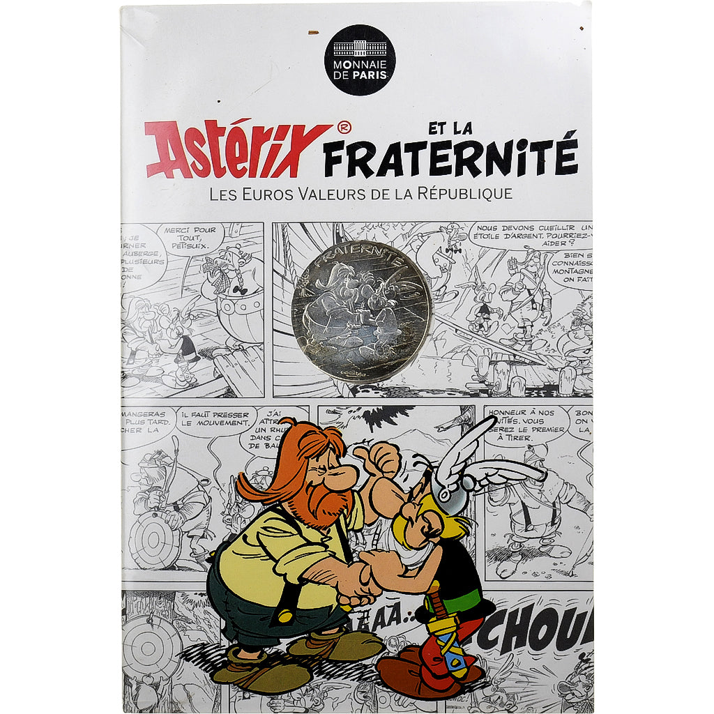 França, 10 Euro, Astérix Fraternité (Astérix chez les Helvètes), 2015, MDP