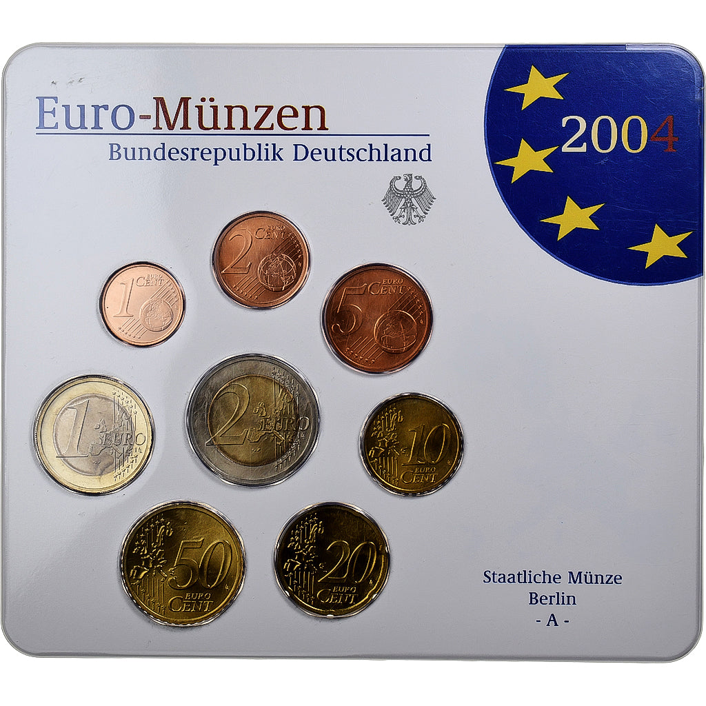 Germany, Set 1 ct. - 2 Euro, Coin card, 2004, Berlin, MS(64)