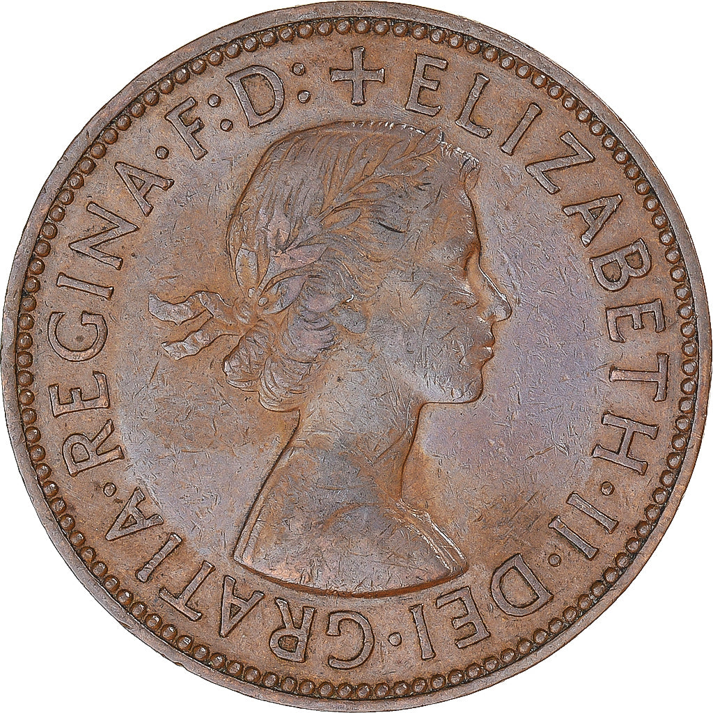 Munten, Groot Bretagne, 1/2 Penny, 1955