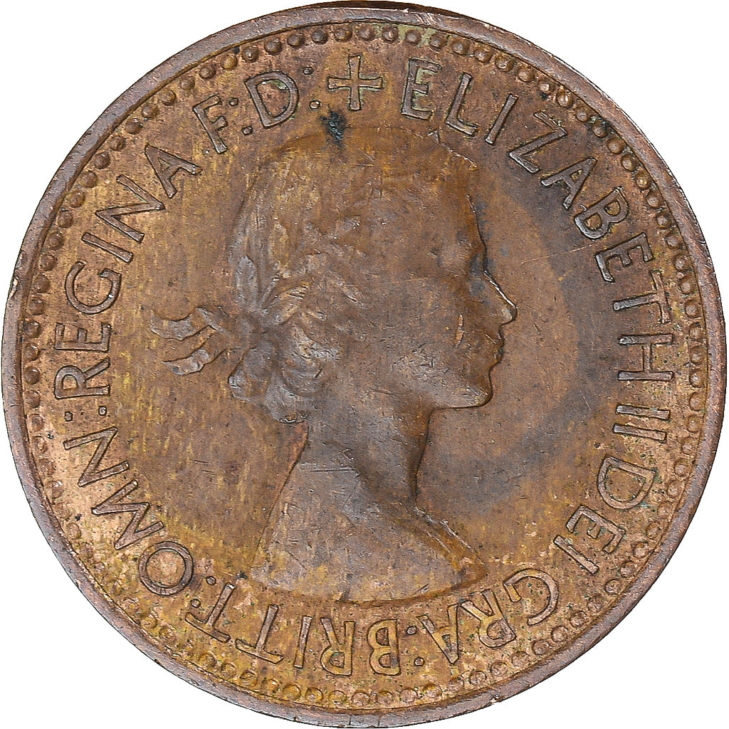 Munten, Groot Bretagne, Farthing, 1953