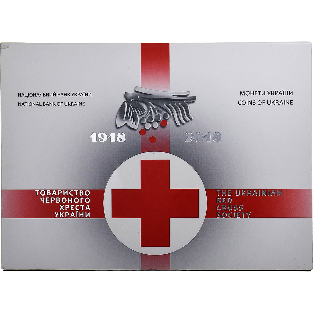 Ukraine, 5 hryvnias, Ukrainian Red Cross, 2018, Kyiv, Nickel Silver, MS(65-70)