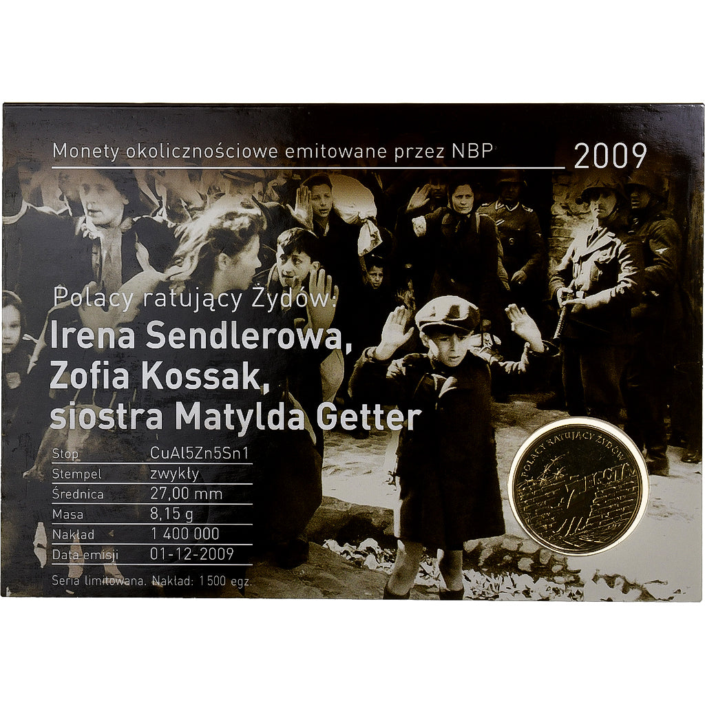 Polen, 2 Zlotych, Żegota Comittee, 2009, Warsaw, Nordic gold, STGL