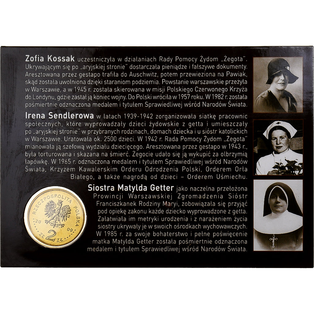 Polen, 2 Zlotych, Żegota Comittee, 2009, Warsaw, Nordic gold, STGL