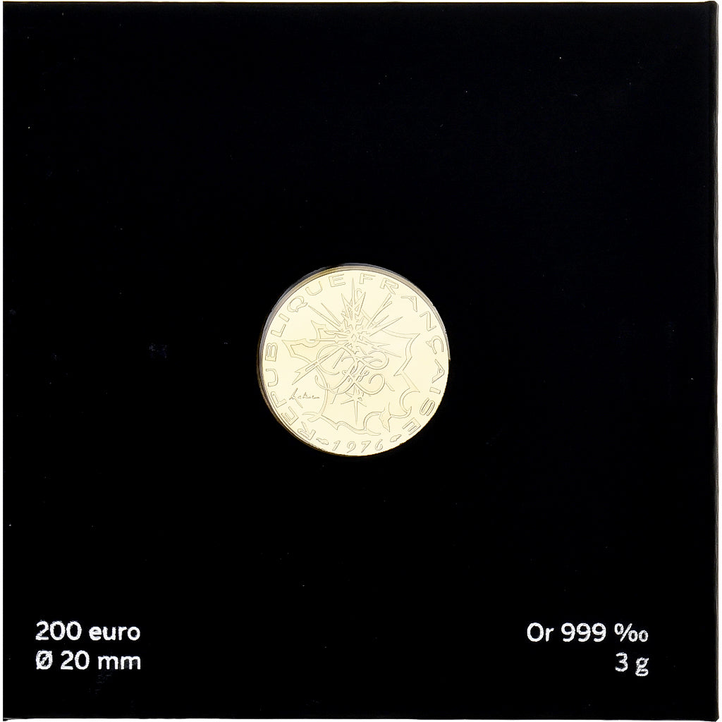 France, 200 Euro, Pièce d'Histoire - 10 Francs Mathieu, 2019, MDP, Or, FDC