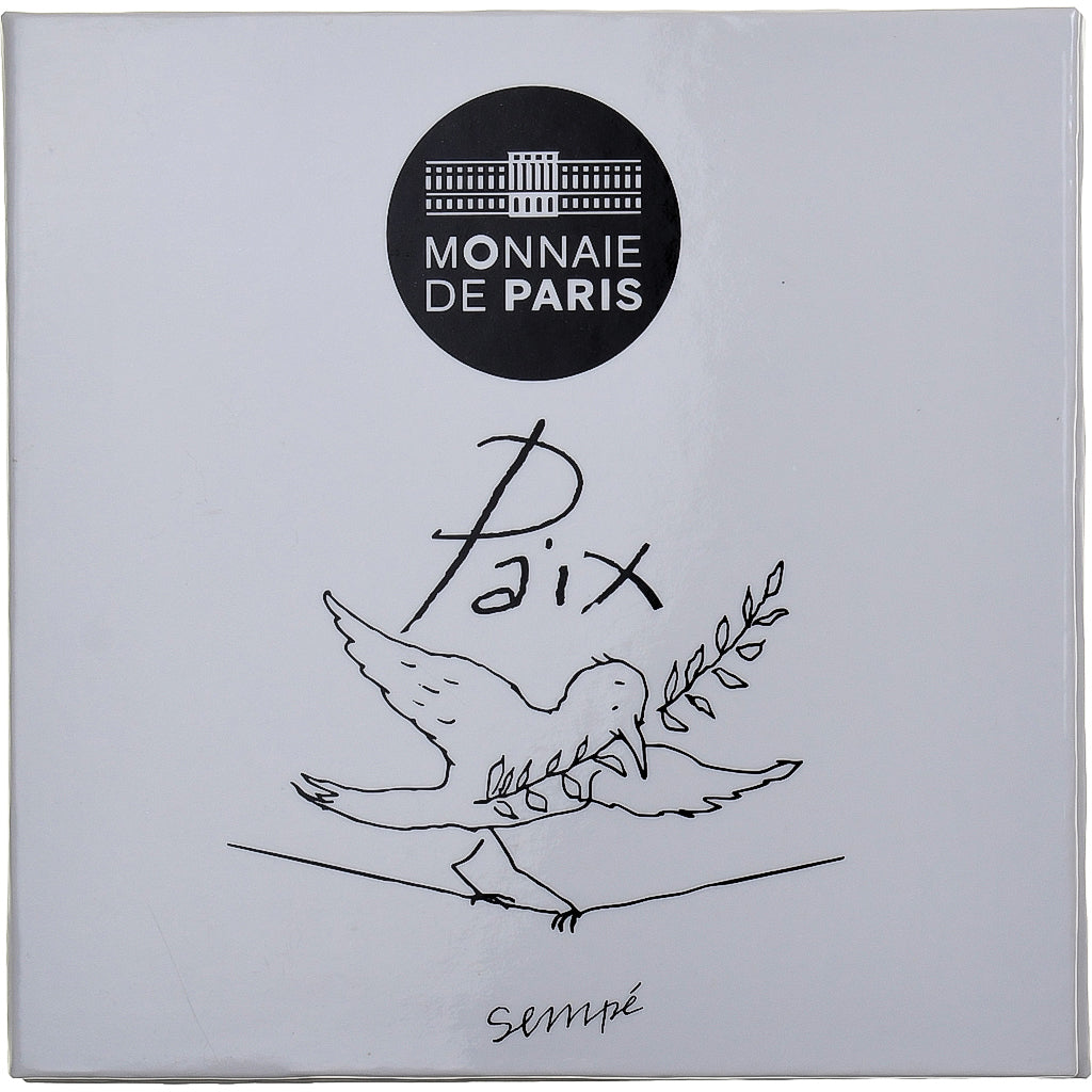 Frankreich, 50 Euro, Sempé - Paix - Automne/Hiver, 2014, MDP, Silber, UNZ