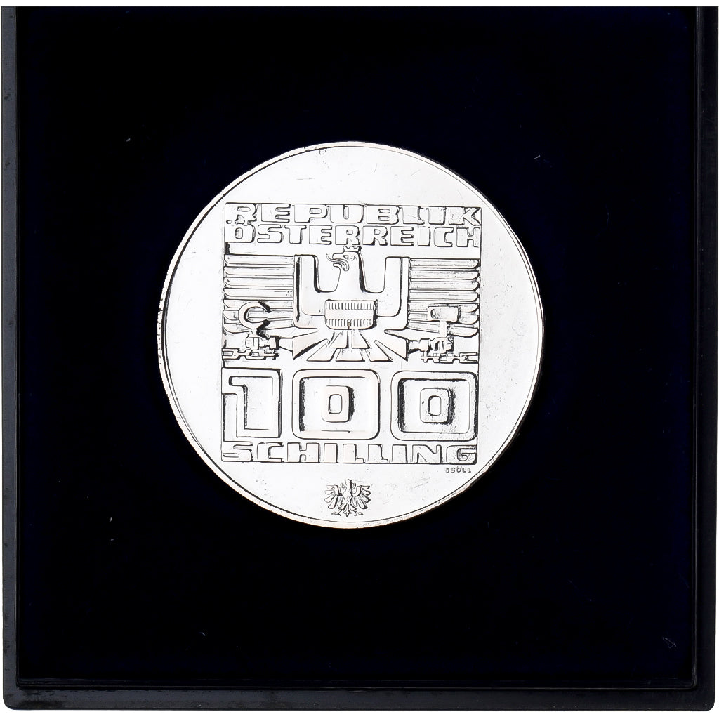 Austria, 100 Schilling, 1975, Vienna, Srebro, MS(64)