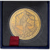 France, Medal, L'Europe, La Semeuse, 2000, Gilt Bronze, MS(65-70)