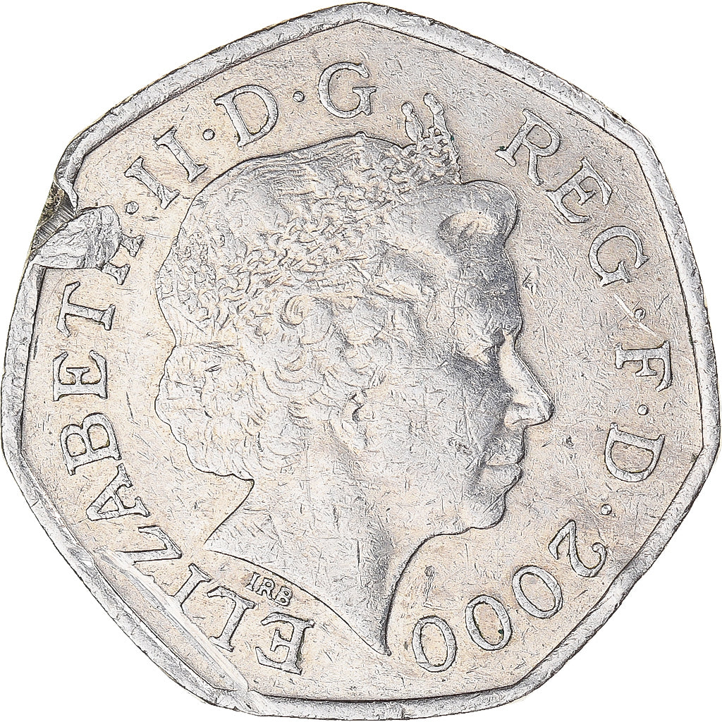 Coin, Great Britain, 50 Pence, 2000