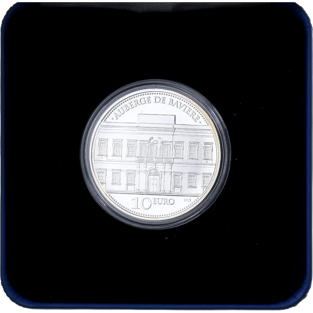 Malta, 10 Euro, Auberge de Bavière, Proof, 2015, Brussels, Silver, MS(65-70)