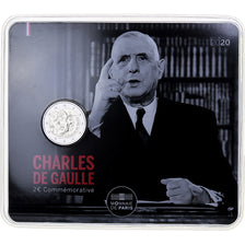 France, 2 Euro, Charles De Gaulle, 2020, MDP, Bimétallique, FDC