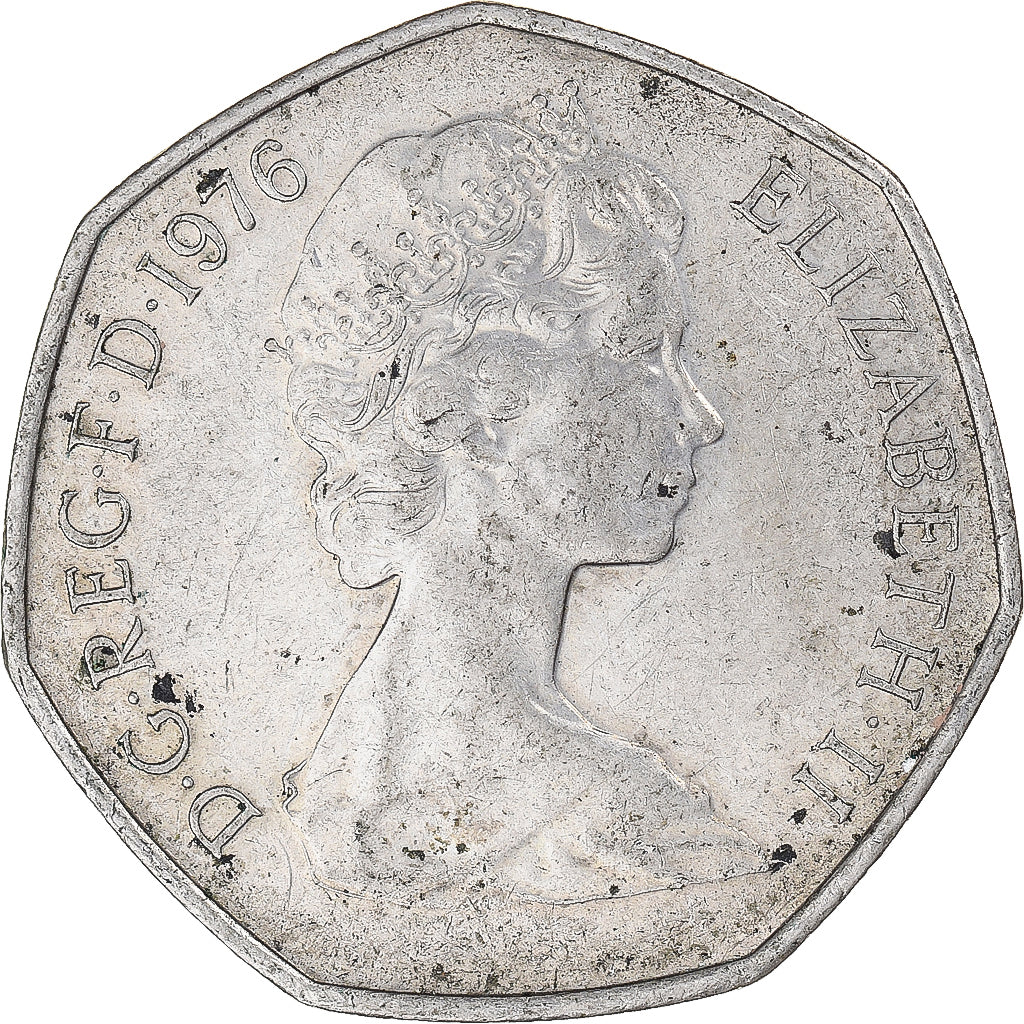 Moneta, Gran Bretagna, 50 New Pence, 1976