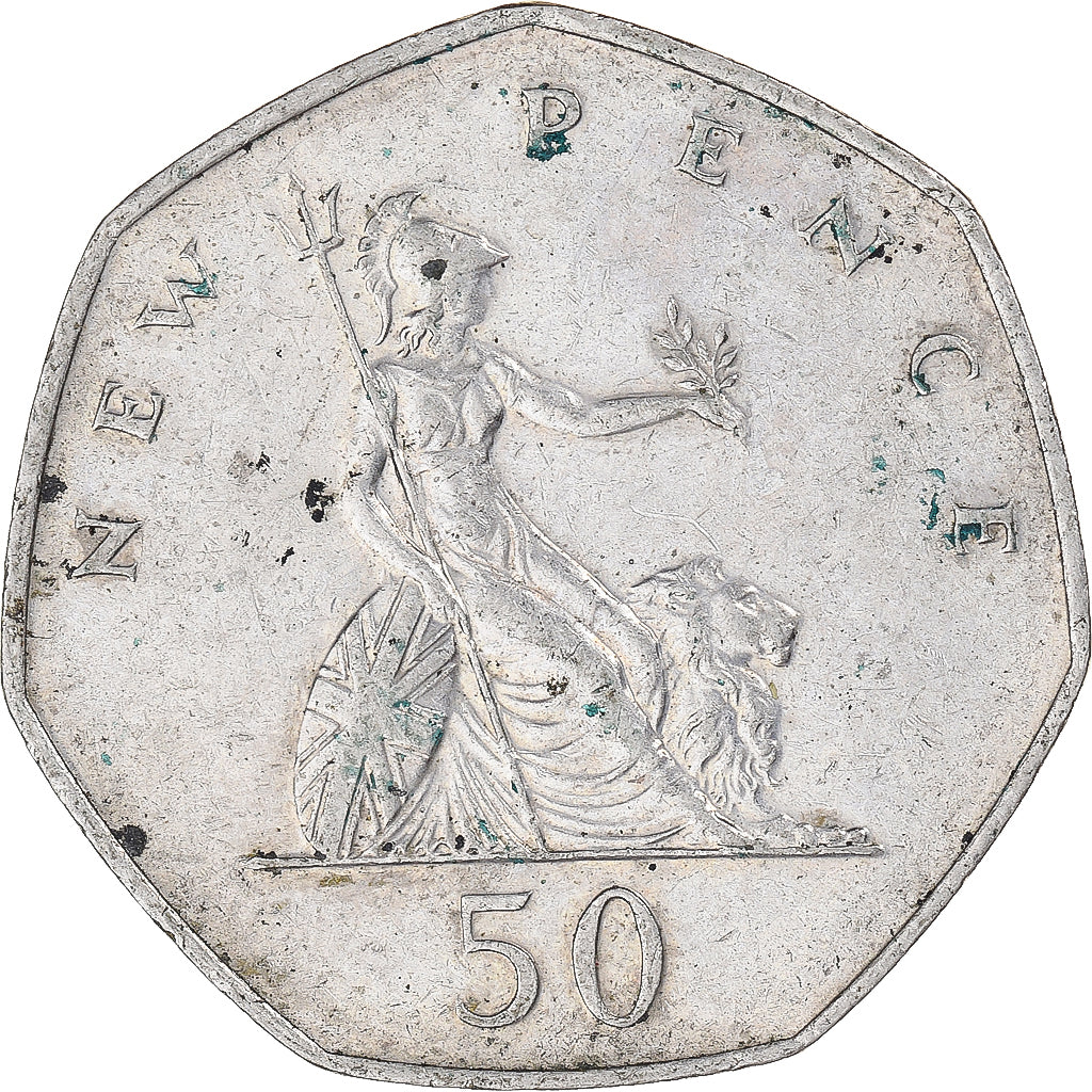 Moneta, Gran Bretagna, 50 New Pence, 1976