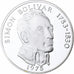 Panama, 20 Balboas, Simon Bolivar, 1975, Franklin Mint, Proof, Silver, MS(65-70)