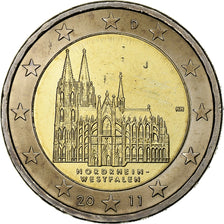 Deutschland, 2 Euro, Nordrhein-Westfalen, 2011, Hamburg, Bi-Metallic, UNZ