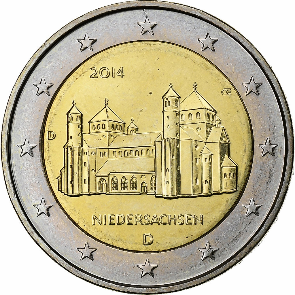 Germany, 2 Euro, Niedersachsen, 2014, Munich, Bi-Metallic, MS(60-62)