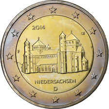 Germany, 2 Euro, Niedersachsen, 2014, Stuttgart, Bi-Metallic, AU(55-58)