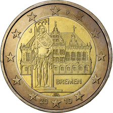 Germany, 2 Euro, Bremen, 2010, Hamburg, Bi-Metallic, MS(63)