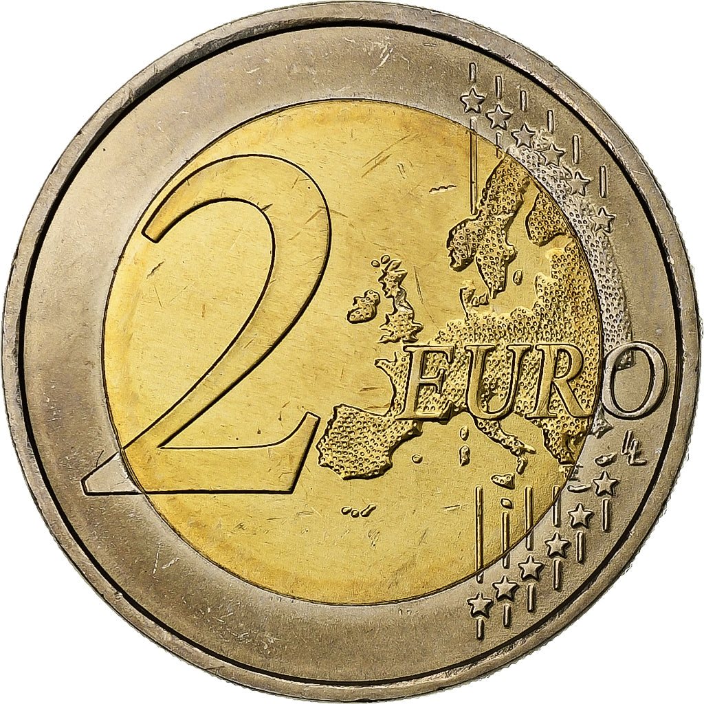 Niemcy, 2 Euro, Mecklenburg-Vorpommern, 2007, Hamburg, Bimetaliczny, MS(63)