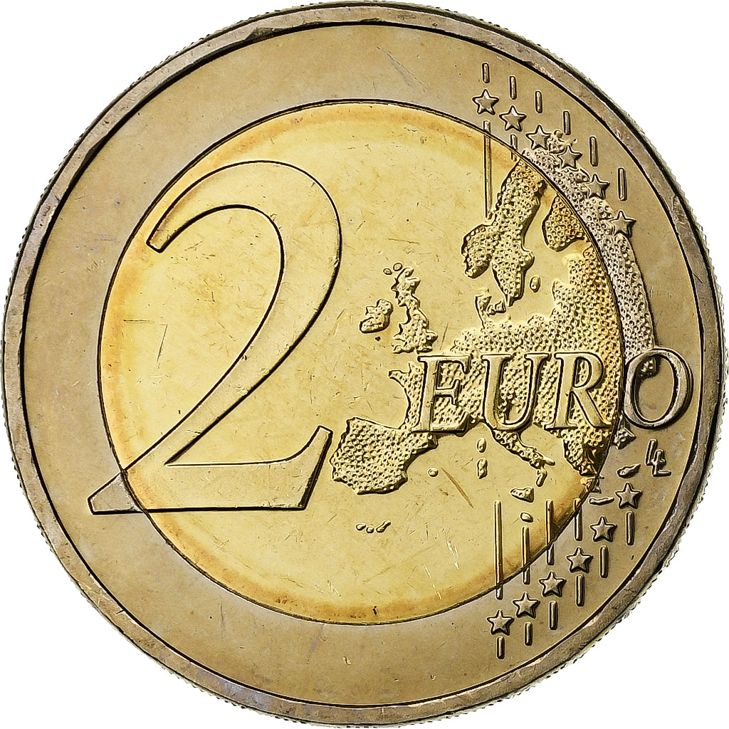 Allemagne, 2 Euro, Hamburg, 2008, Stuttgart, Bimétallique, SPL