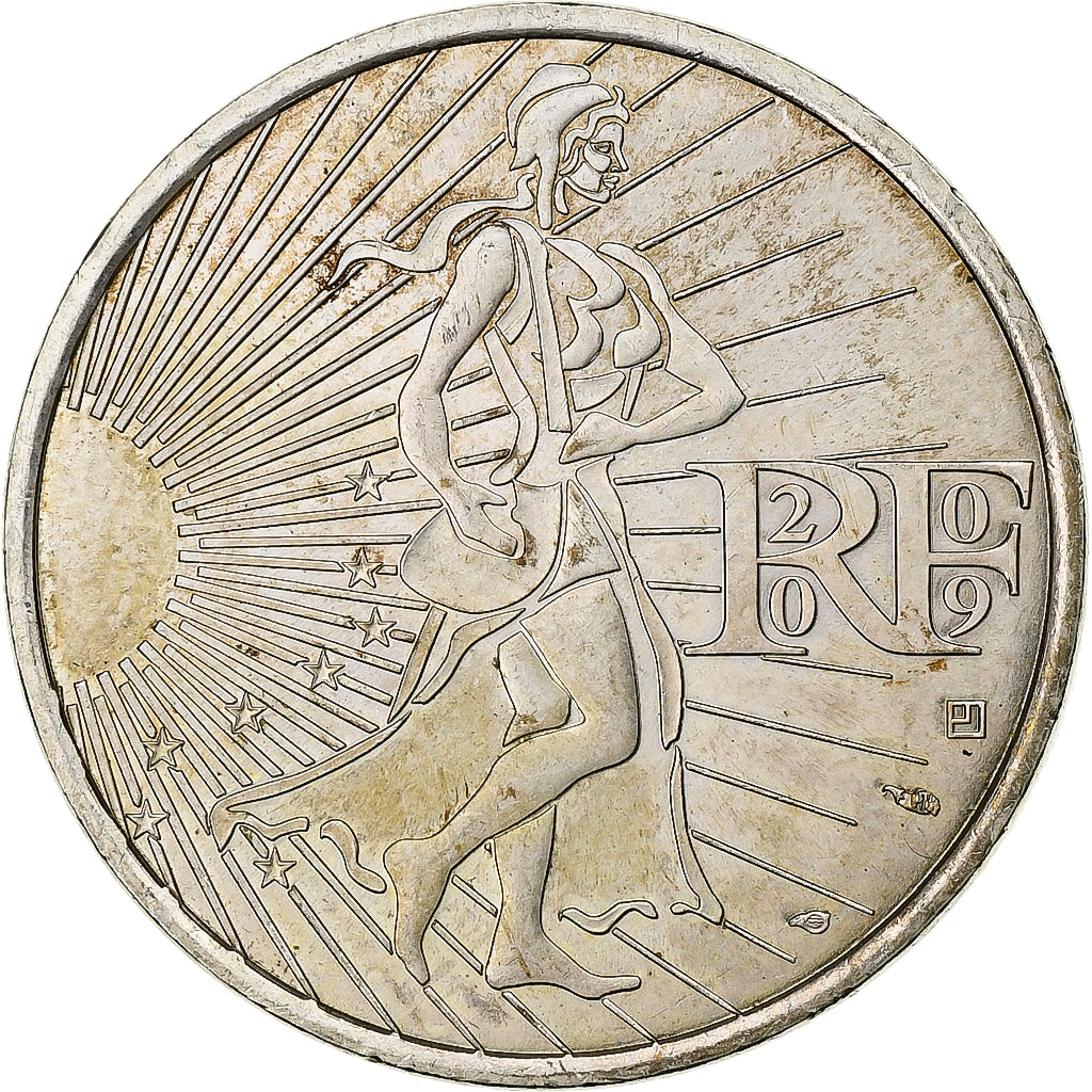 Frankreich, 10 Euro, Semeuse, 2009, MDP, Silber, VZ+